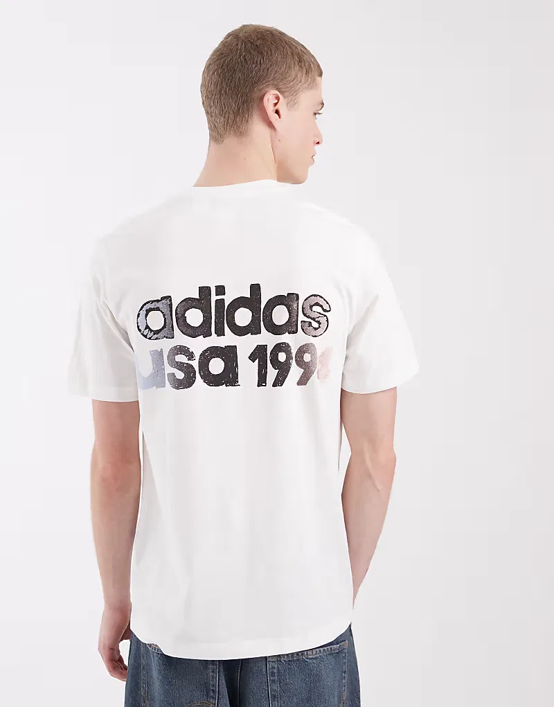 Футболка Adidas Originals с изображением эмблемы Чемпионата мира по футболу 1994 года, белая