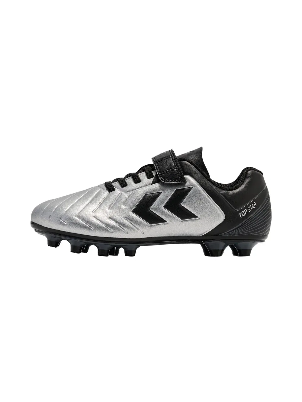 Кроссовки Top Star FG 2.0 VC JR унисекс Hummel, Black Silver