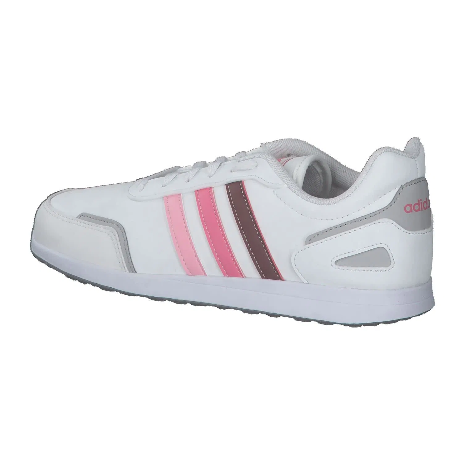 Детские кроссовки для мальчиков с липучками Vs Switch 3k Adidas, White Crystal Red Shade Pink Tone — фото 3