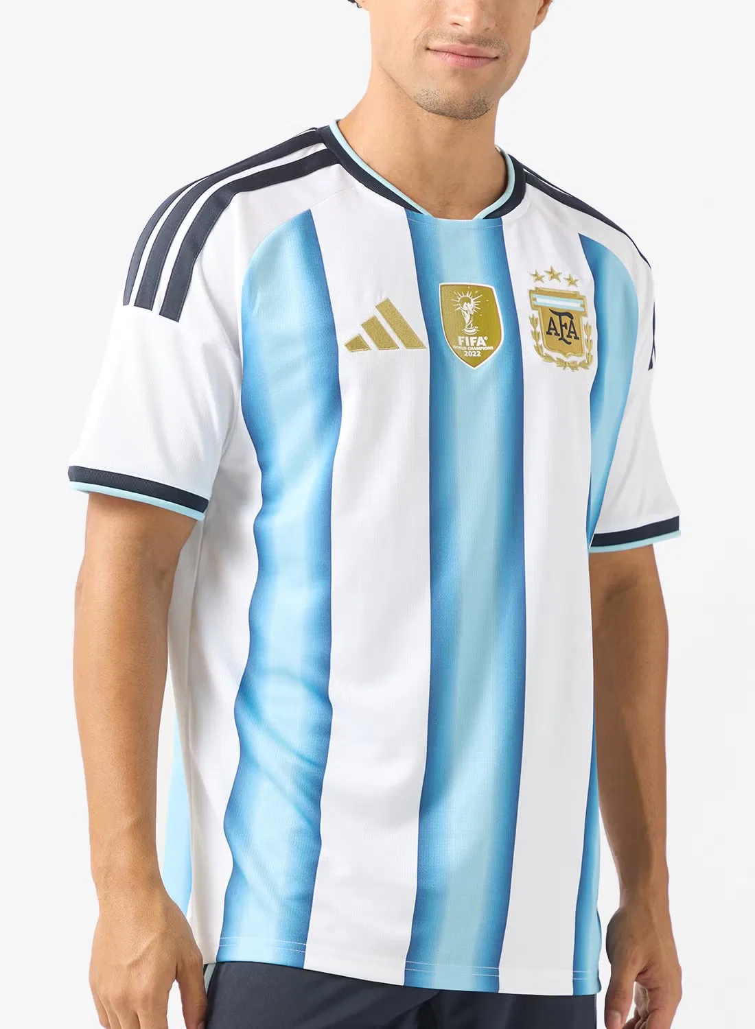 Джерси футбольное с длинным рукавом Argentina 2026 Adidas, белый — фото 3
