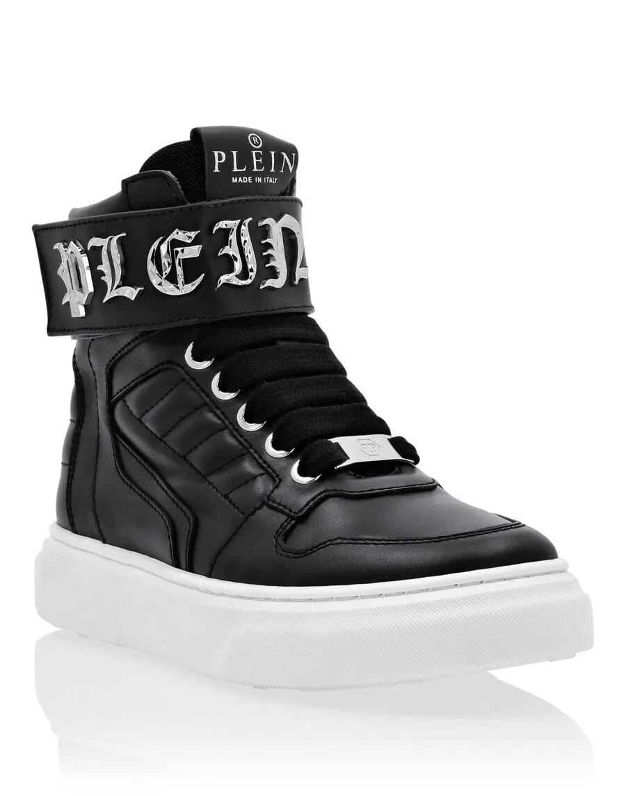 Кроссовки Philipp Plein 'Gothic Plein' черного цвета