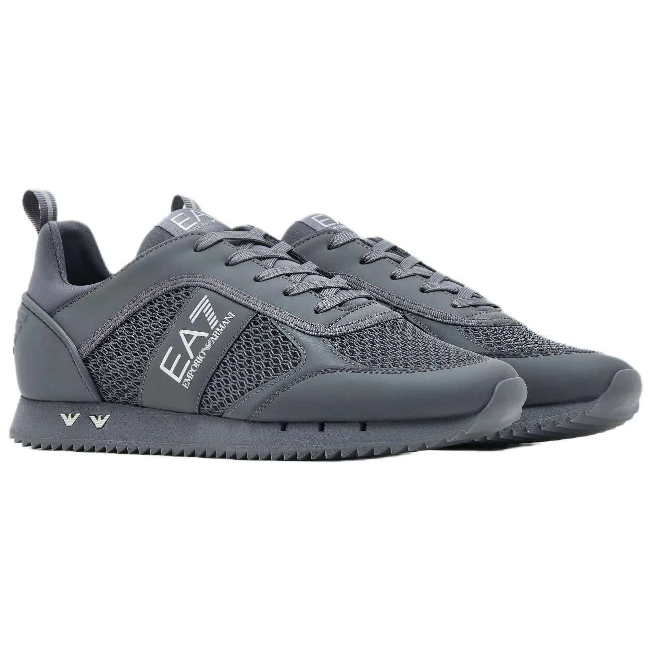 EMPORIO ARMANI EA7 Low top Casual Shoes 2.7cm Unisex Gray — фото 4