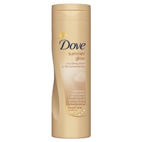 Лосьон для тела увлажняющий с автозагаром Dove Summer Glow, Pack of 4, Fair To Normal Skin