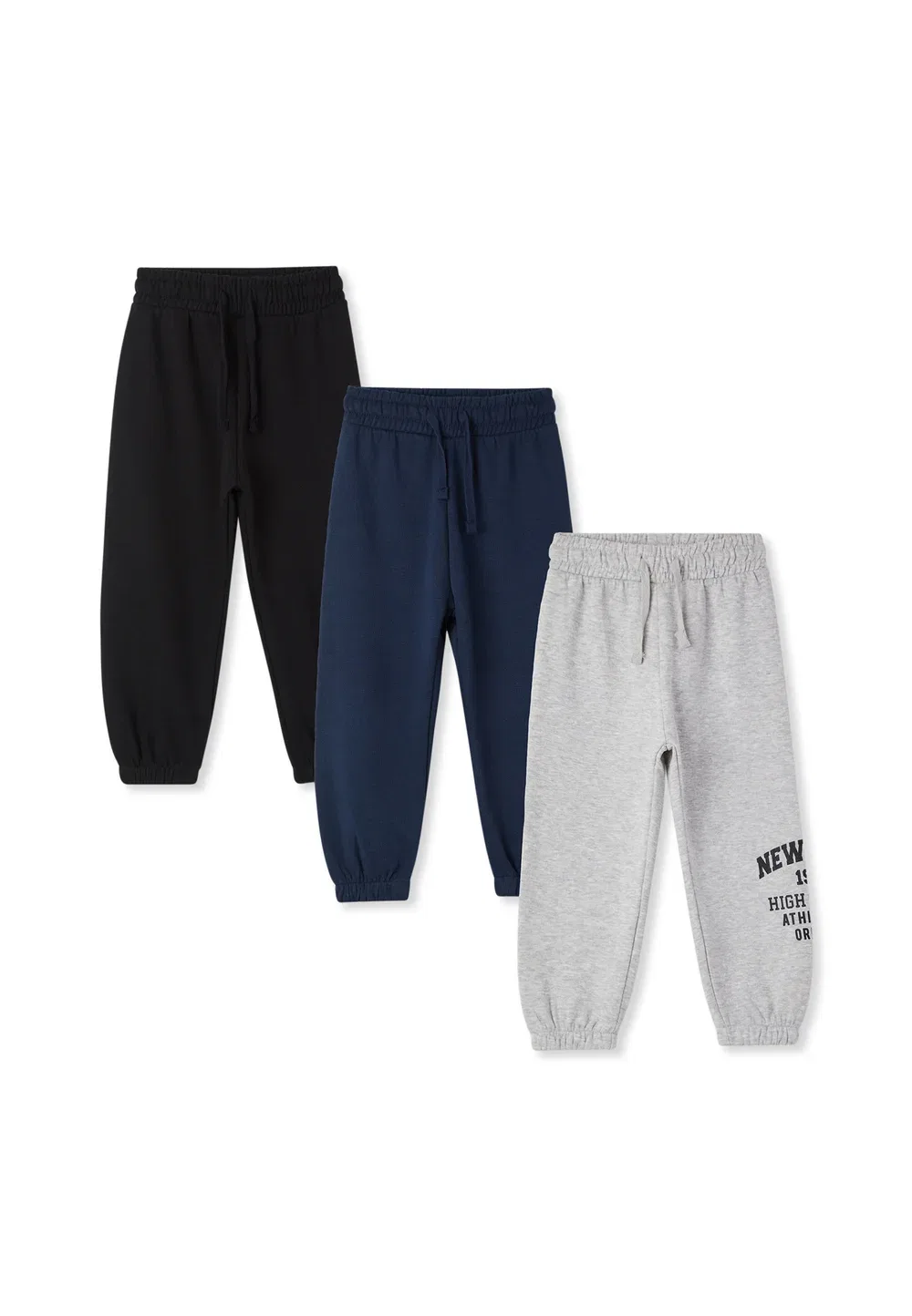 Комплект из 3 спортивных штанов Terranova, 1Xgrey, 1Xblu, 1Xblack — фото 4