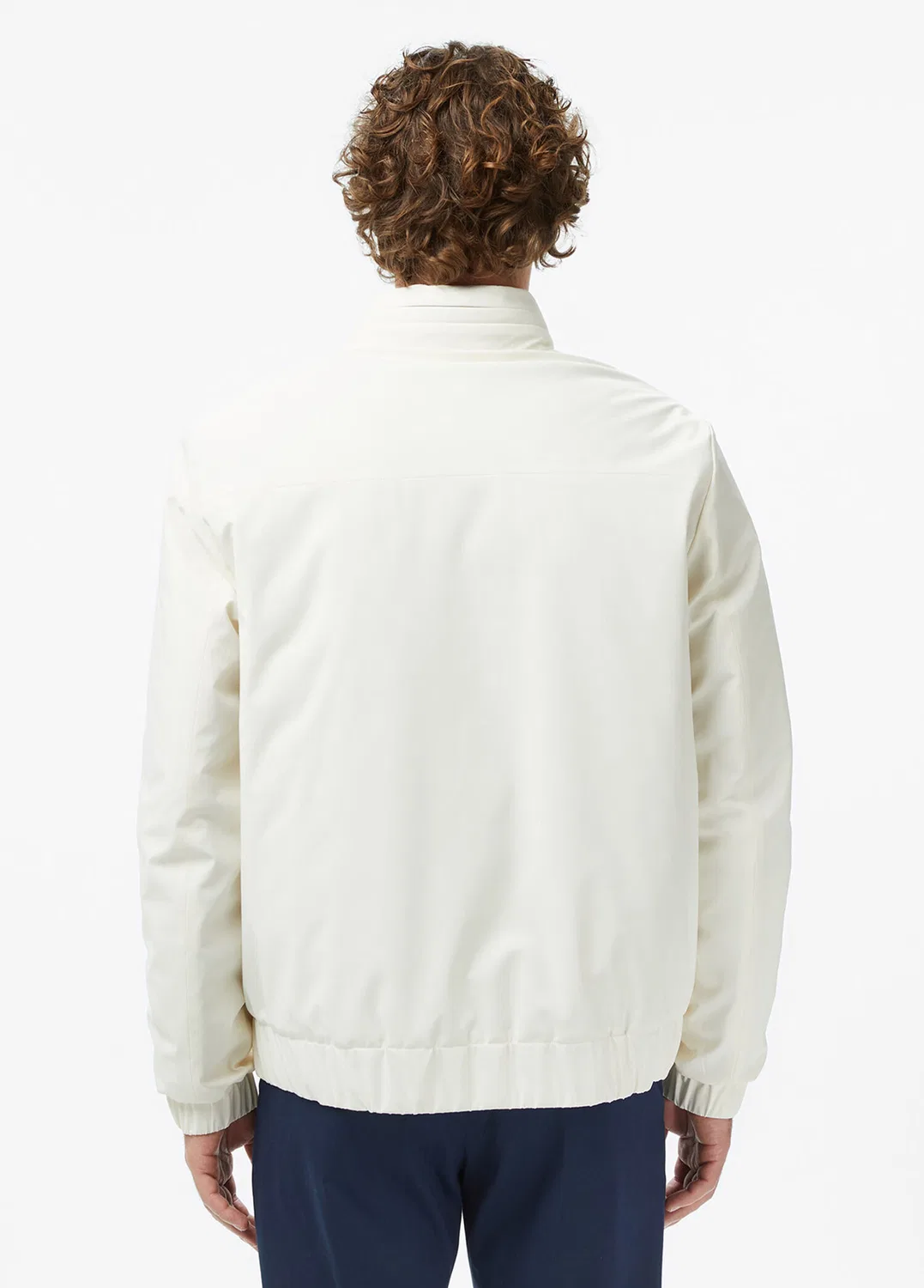 Куртка Relaxed Fit Dik Yaka Lacoste, cream — фото 3