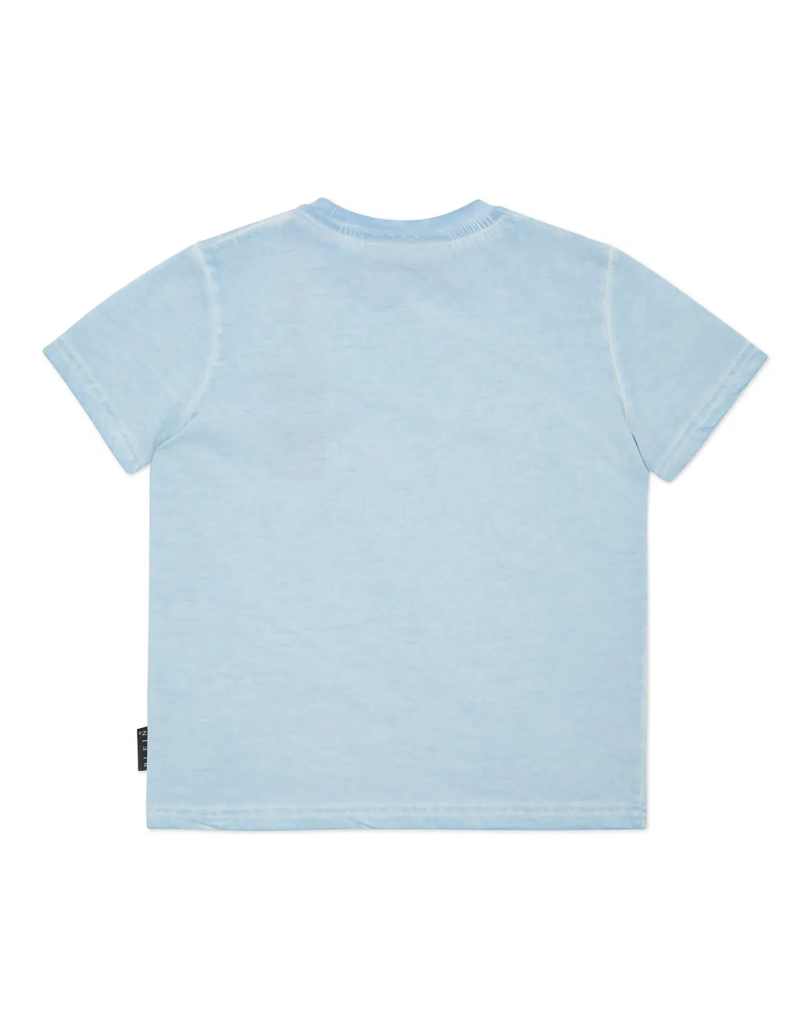Детская футболка для мальчиков с круглым вырезом Basic Plein Old dye PHILIPP PLEIN, Lightblue — фото 2