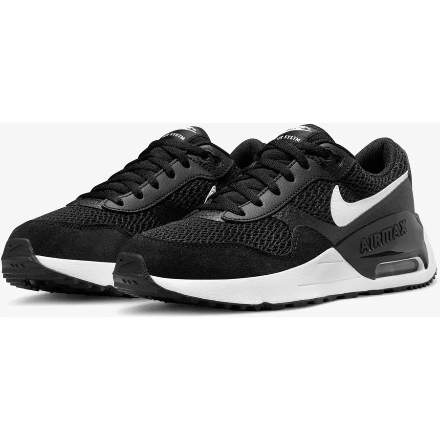 Детские кроссовки для повседневной носки Nike Air Max Systm, Black Burgundy Floral — фото 2