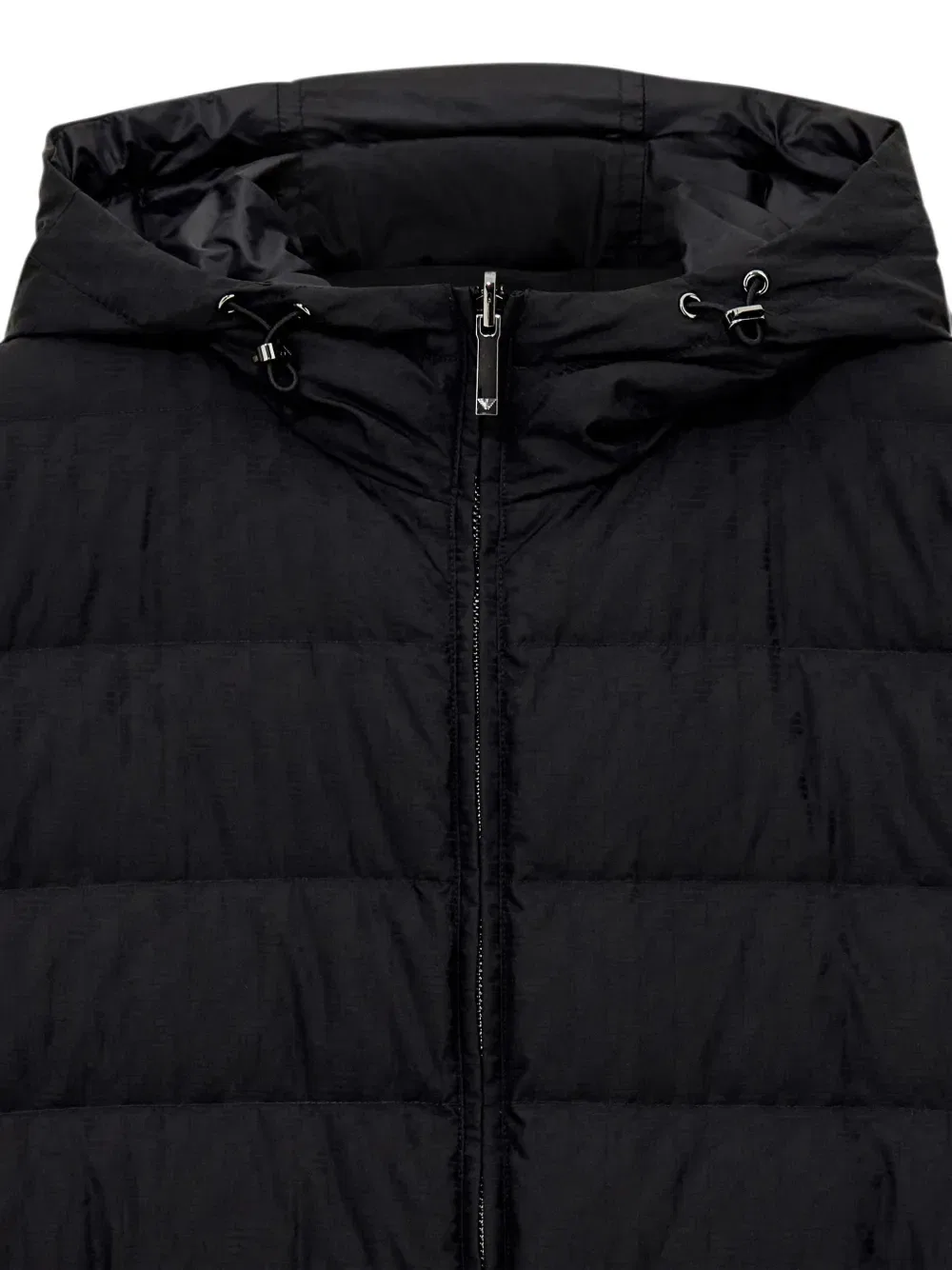 Пуховик на молнии EMPORIO ARMANI, черный — фото 4