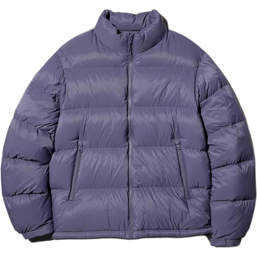 Детский пуховик с воротником-стойкой 77 Gray Purple UNIQLO, Gray Purple