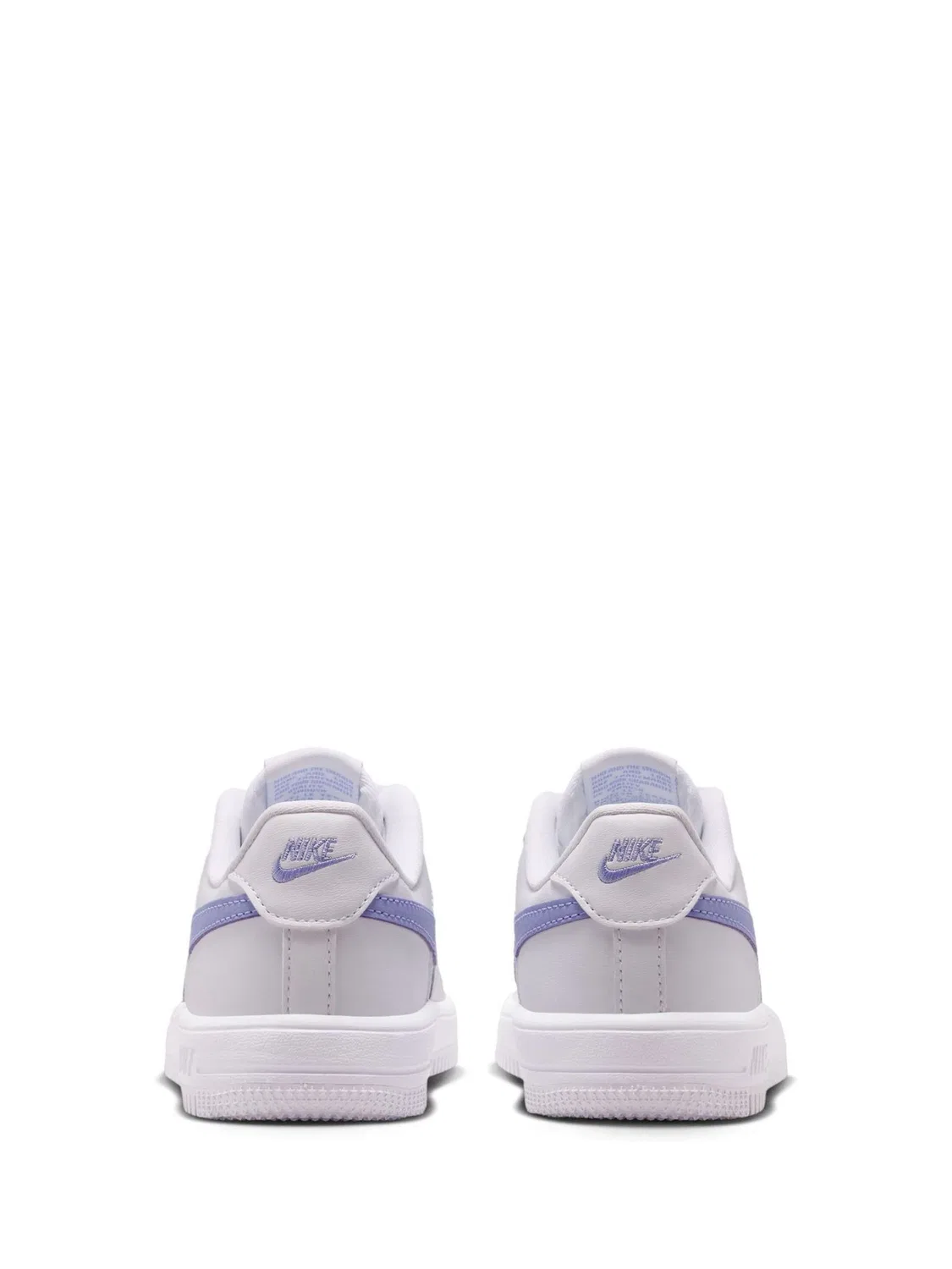 Кроссовки Nike Air Force 1 Low, младшие мальчики, бело-фиолетовые — фото 4