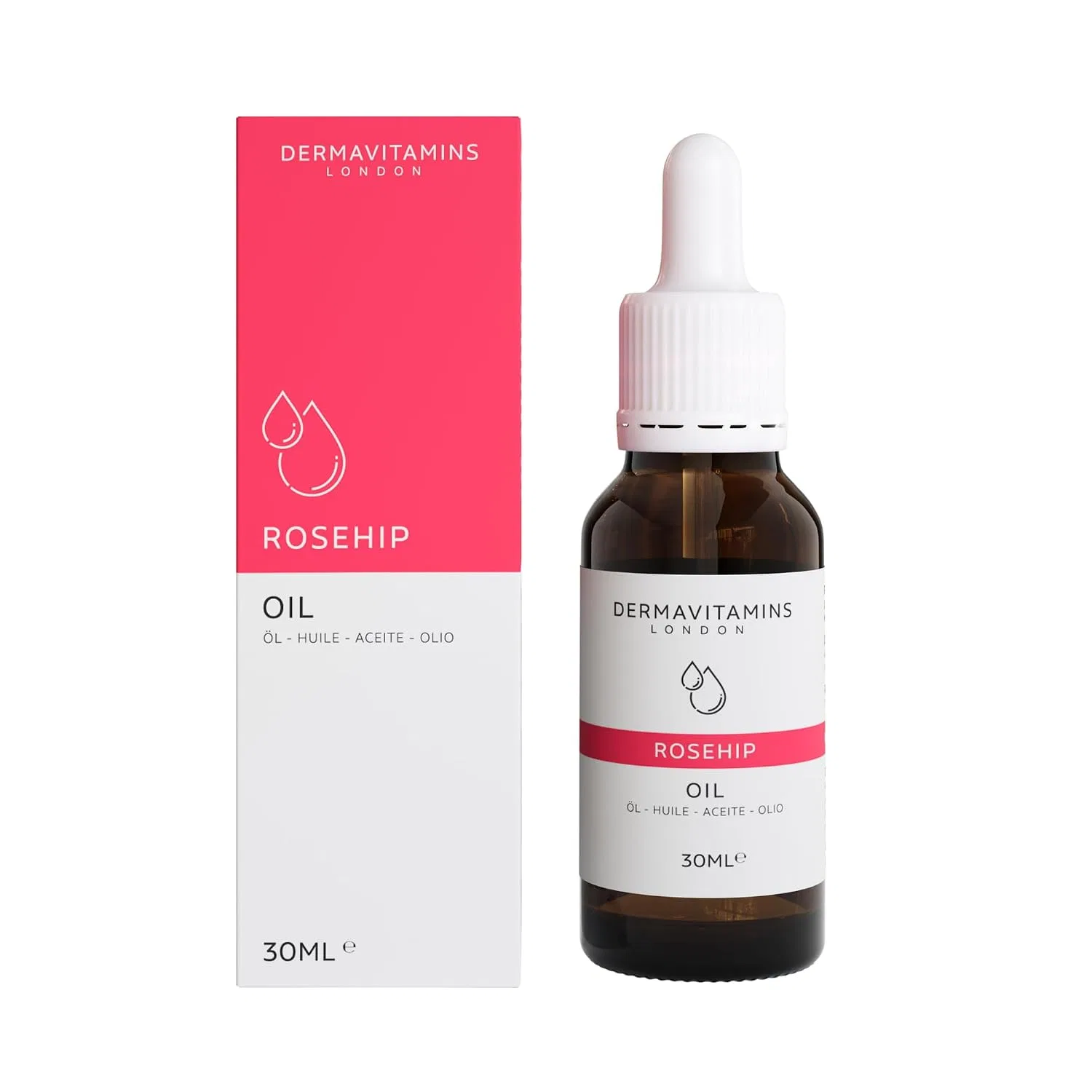 Масло для лица с шиповником Dermavitamins, 30 мл