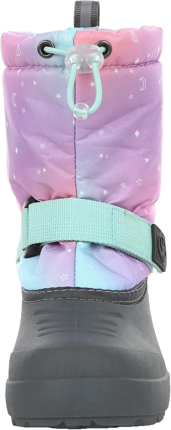 Детские зимние снежные ботинки с водонепроницаемым верхом Northside Frosty, Lilac/Aqua — фото 4