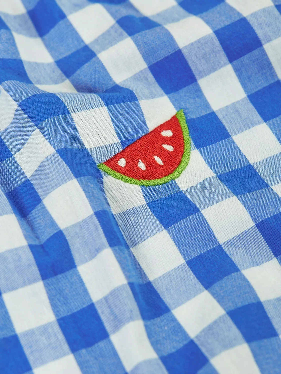 Комбинезон-ползунки без рукавов Frugi, синий — фото 3