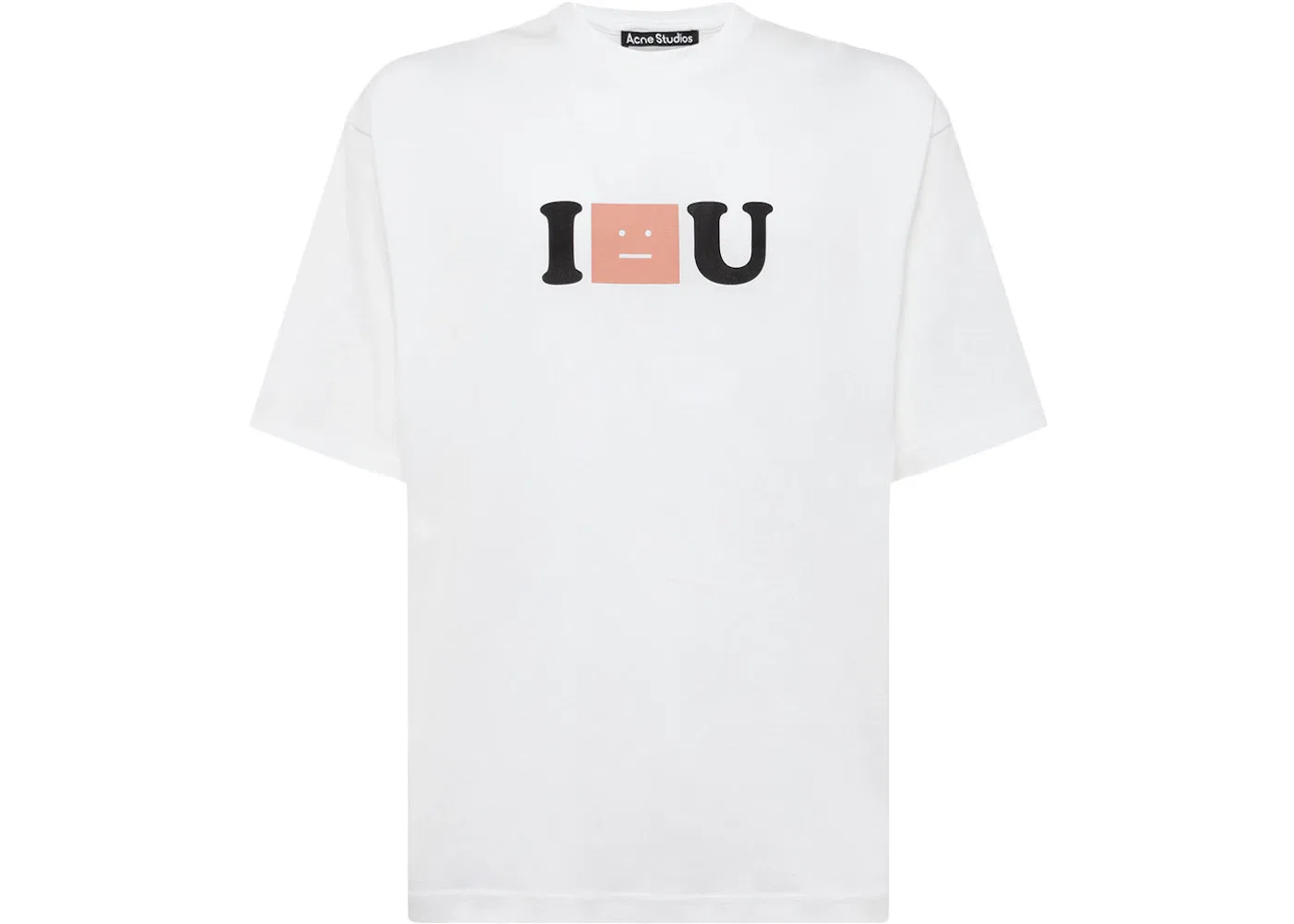Мужская футболка с принтом Acne Studios T-Shirt, Optic White
