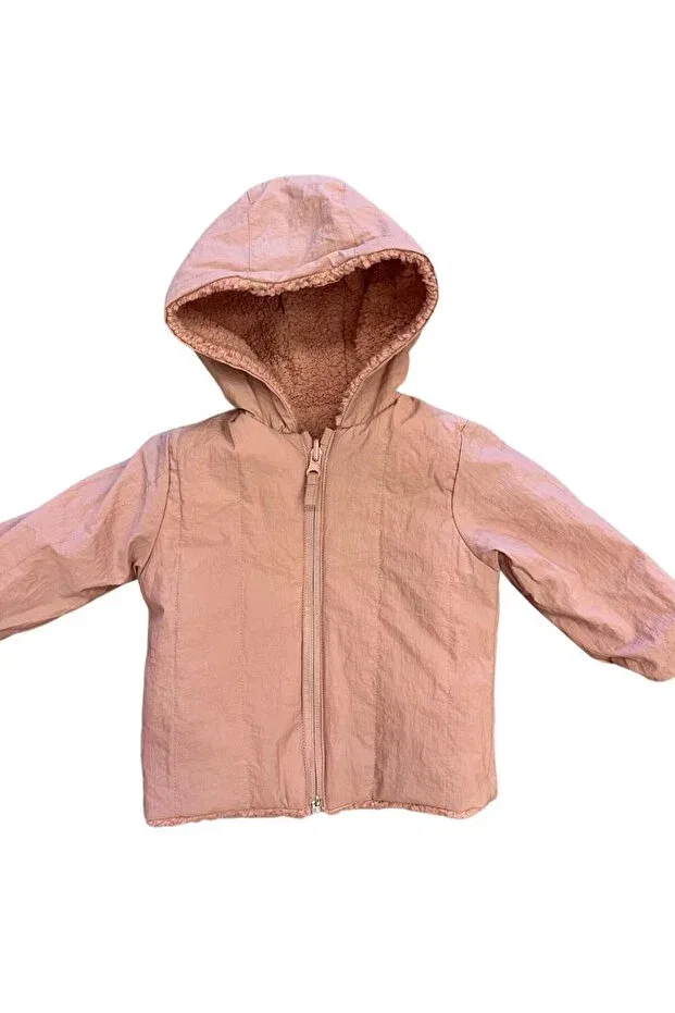 Детское пальто для девочек на молнии Verscon, Rose Dry — фото 4