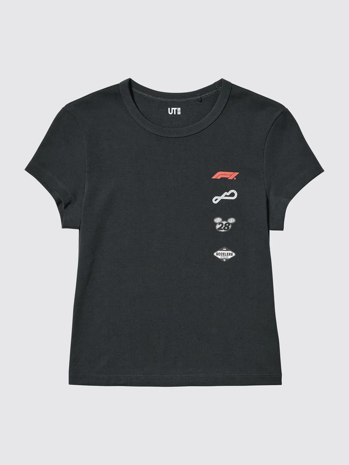 Футболка с принтом Disney x F1 Uniqlo, черный — фото 3