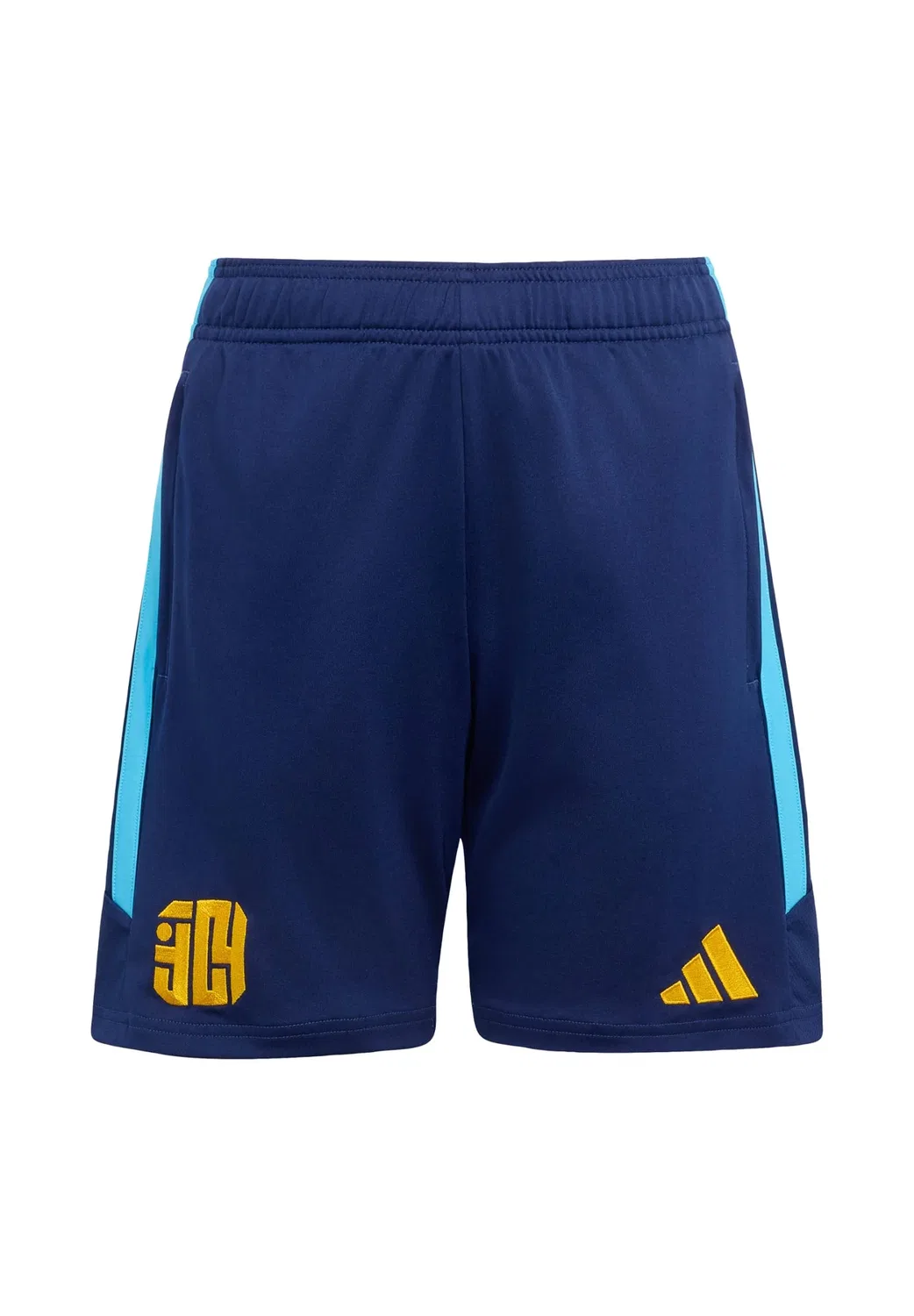 Детские тренировочные шорты Lamine Yamal Tiro26 League, унисекс - спортивные шорты Adidas Performance, Dark Blue