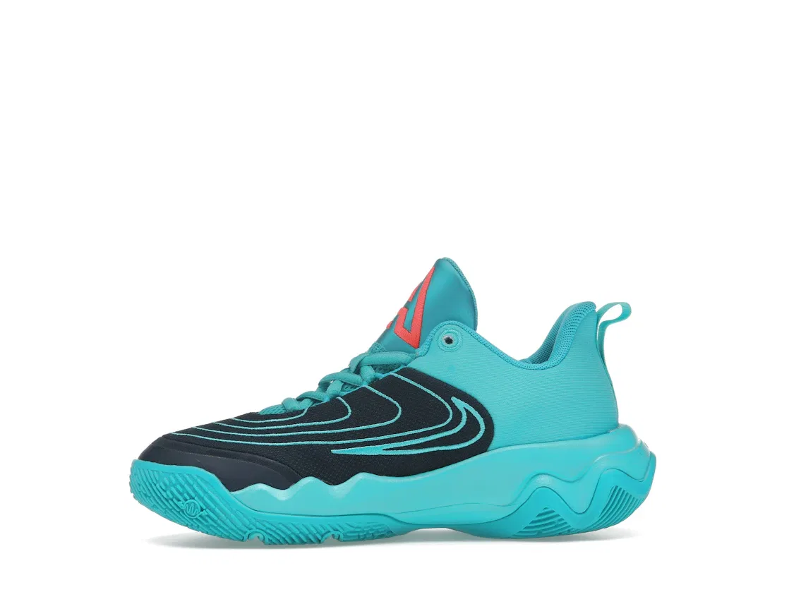 Детские кроссовки для баскетбола Nike Giannis Immortality 4 Nike, Dusty Cactus/Obsidian/Bright Crimson — фото 3