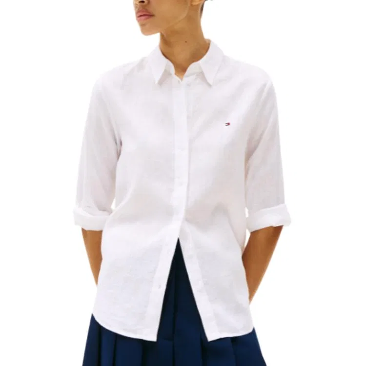 Женская рубашка белая Tommy Hilfiger, White
