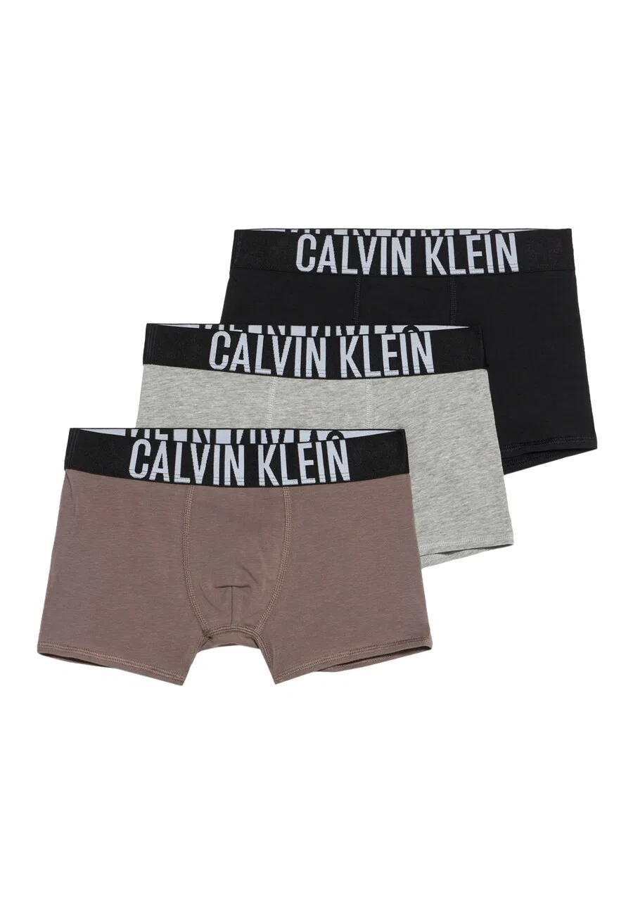Трусы Calvin Klein Underwear, шоколадного, серого и черного цвета