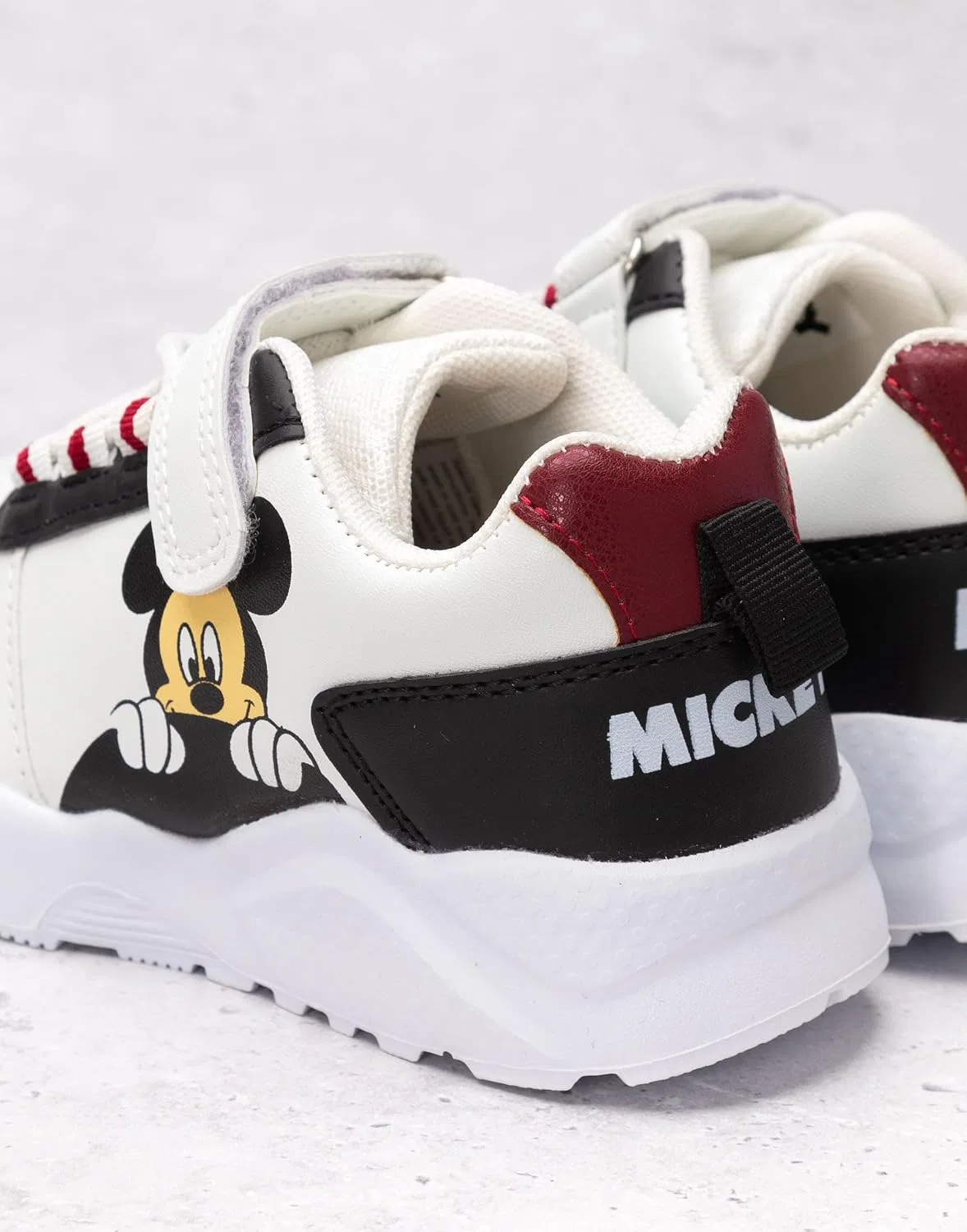 Детские кроссовки для мальчиков с принтом Mickey Mouse Disney, White — фото 2