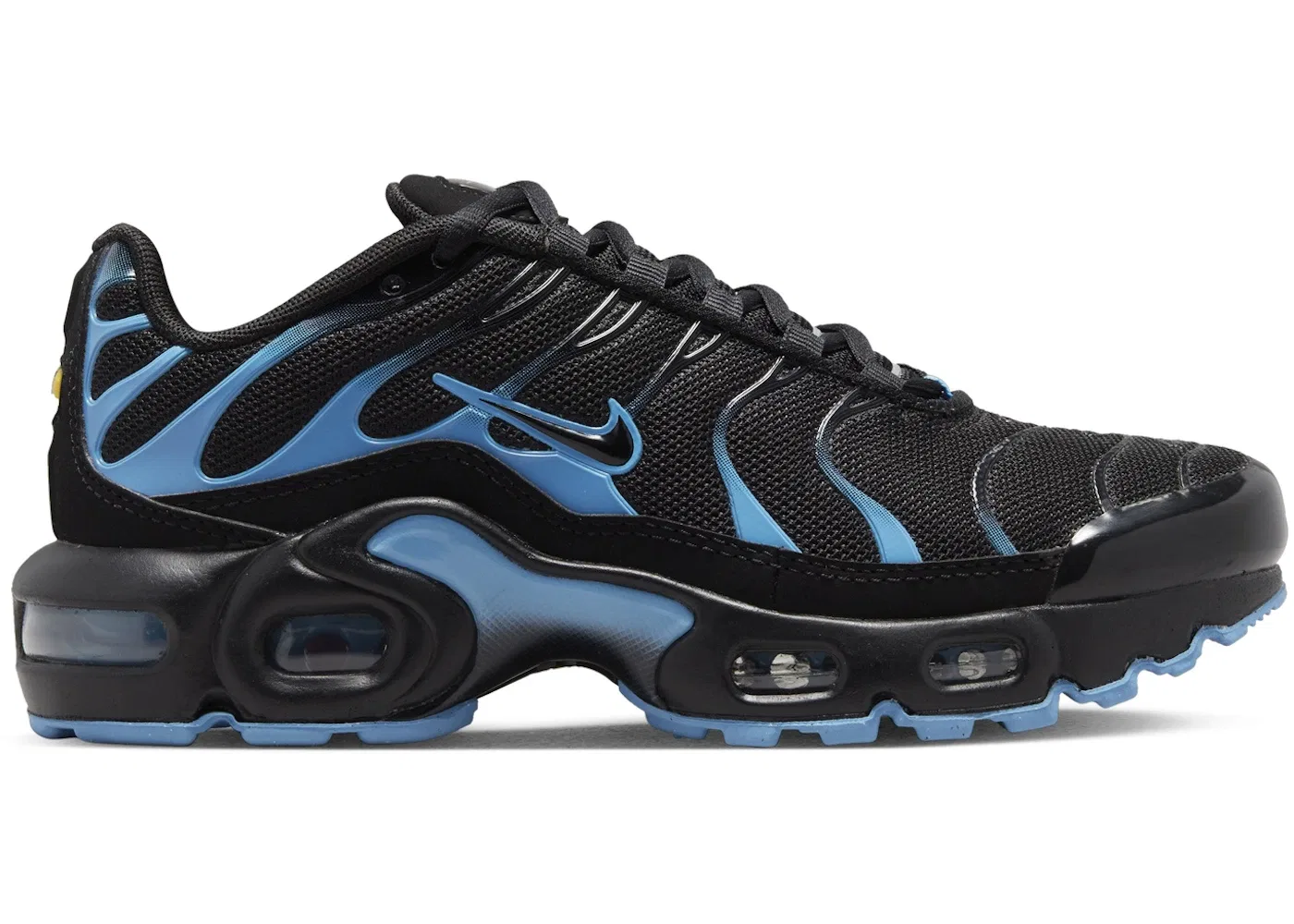 Детские кроссовки Lifestyle с амортизацией Nike Air Max Plus, Black/University Blue/Black