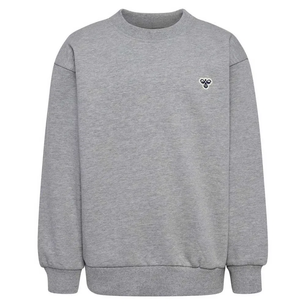 Детский свитшот для девочек свободного кроя Loose Bee Hummel, Grey