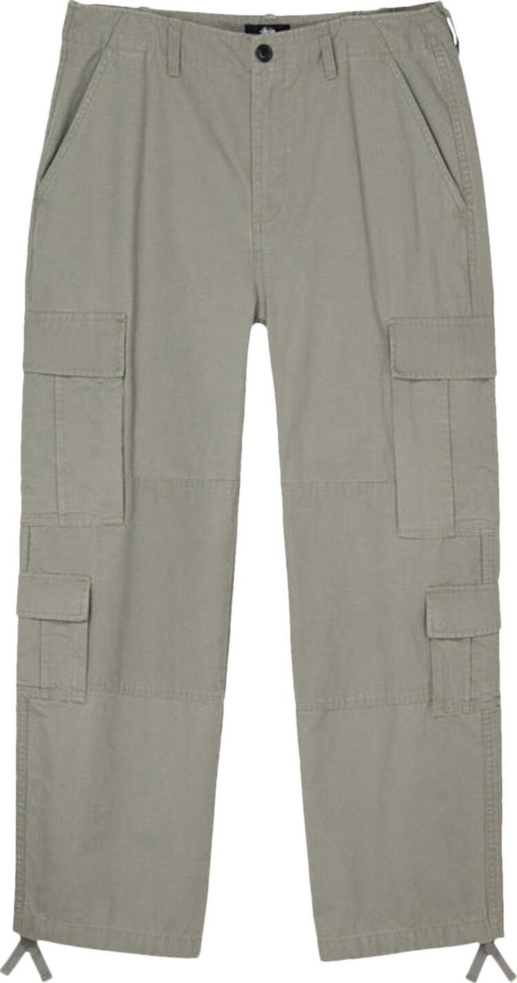 

Брюки Stussy Ripstop Surplus Cargo 'Olive', зеленый