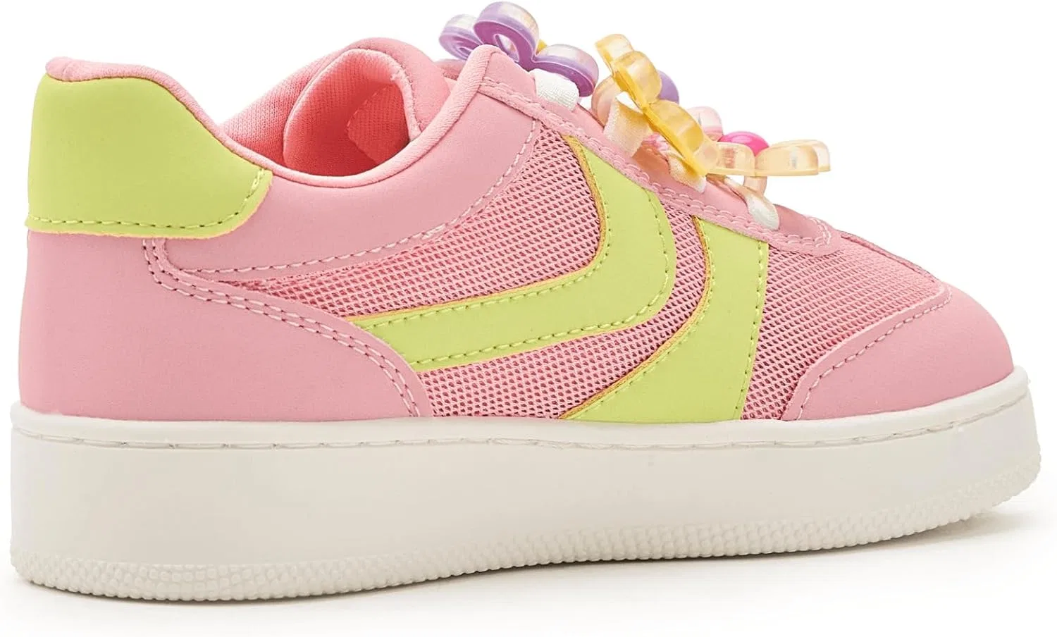 Детские кроссовки для девочек Steve Madden, Lime/Pink — фото 4