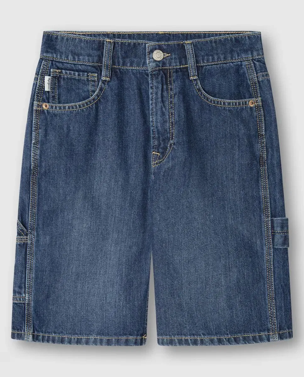Детские шорты для мальчиков свободного кроя Carpenter Pepe Jeans, Azul Índigo