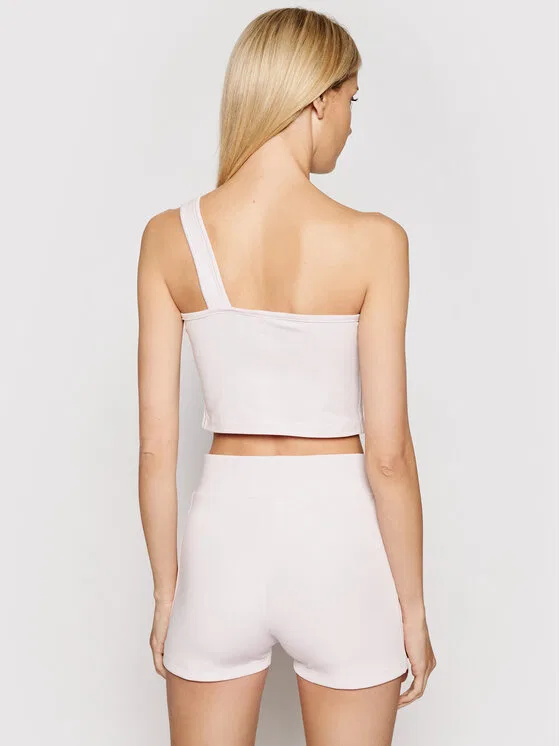 Топ regular fit Tennis Luxe Asymmetrical Adidas, розовый — фото 2