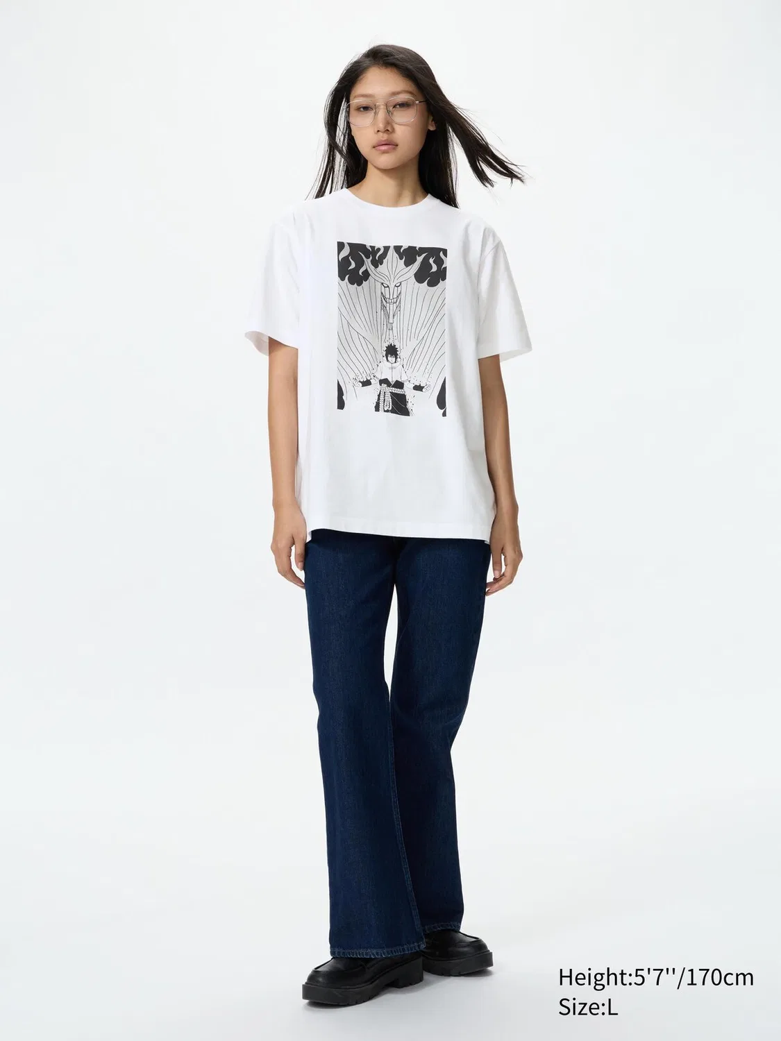Футболка Uniqlo Naruto, белая — фото 2