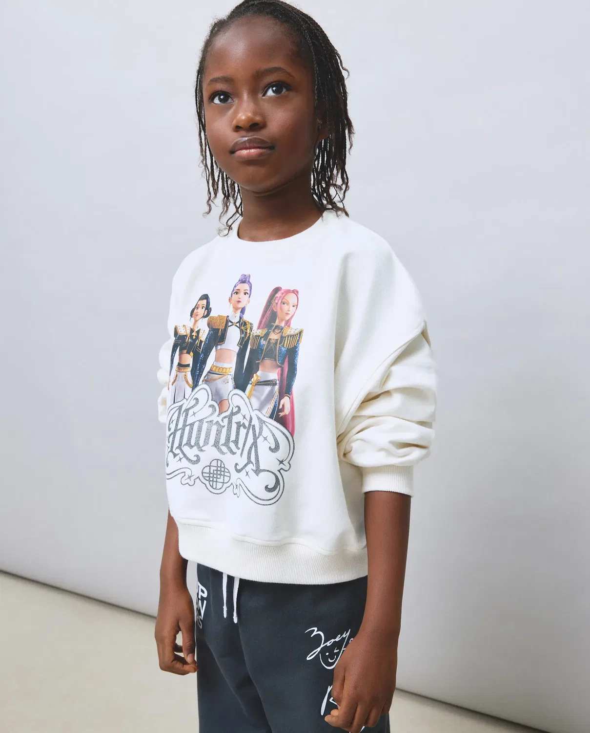 Детский комплект для девочек с принтом KPOP Kids El Corte Inglés, Gris — фото 2
