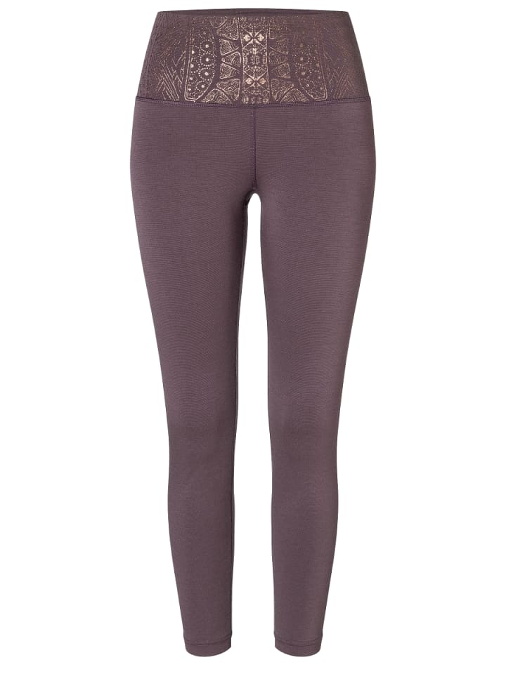 

Леггинсы super.natural Merino Leggings ARABESQUE LEGGINGS, фиолетовый