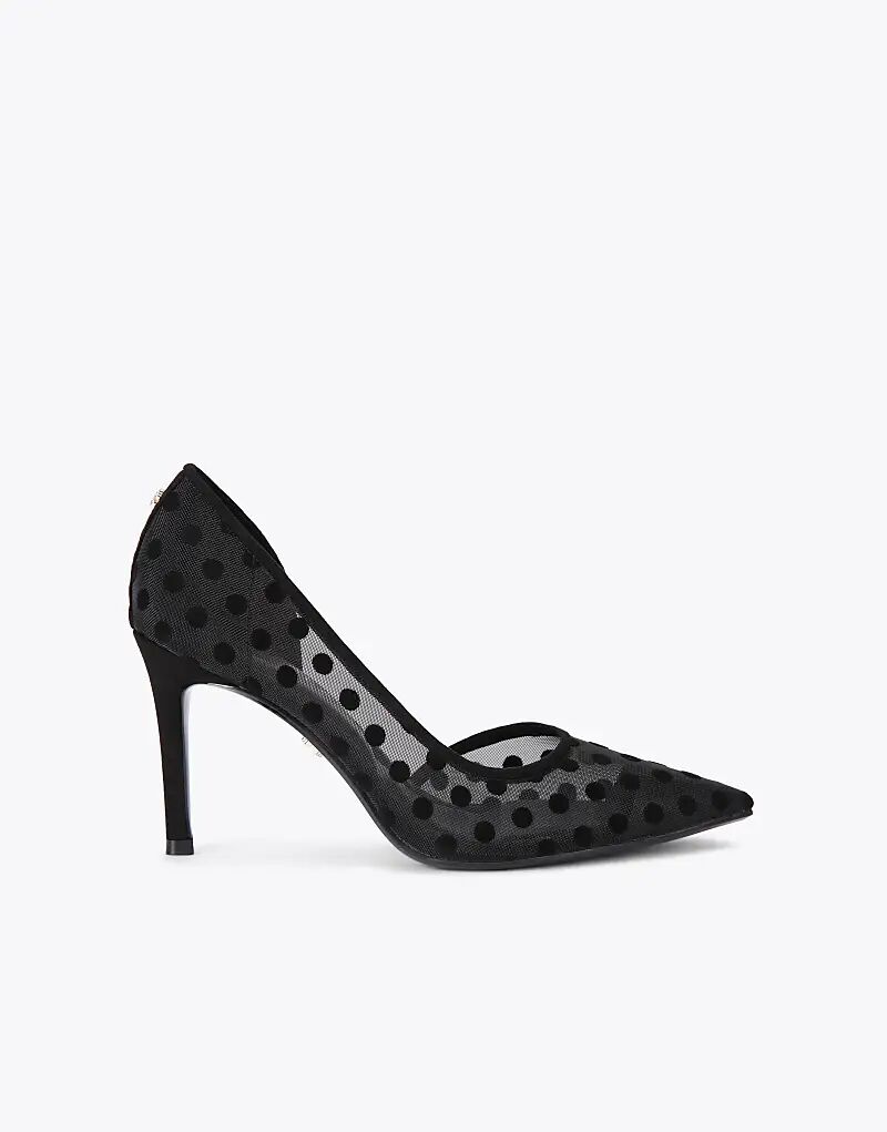 Туфли на каблуке Carvela Positano d'orsay polka heeled shoes in black