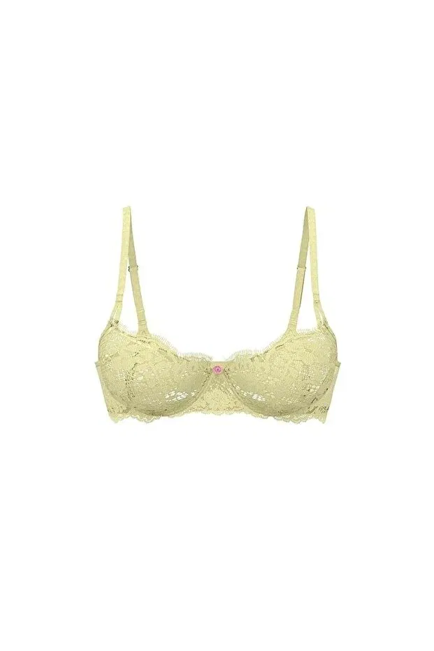 Женский бюстгальтер кружевной Wicked Victoria'S Secret, Lemonade Yellow — фото 3
