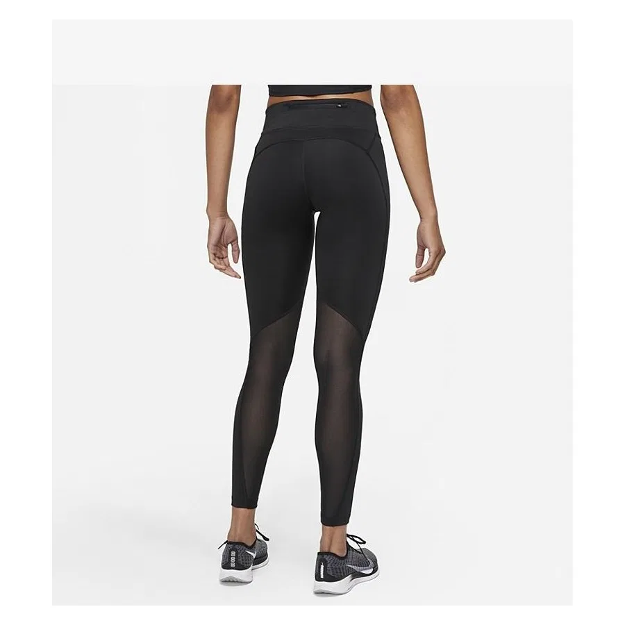 Женские спортивные леггинсы Nike Fast DB4377-010, XS, Черный — фото 2