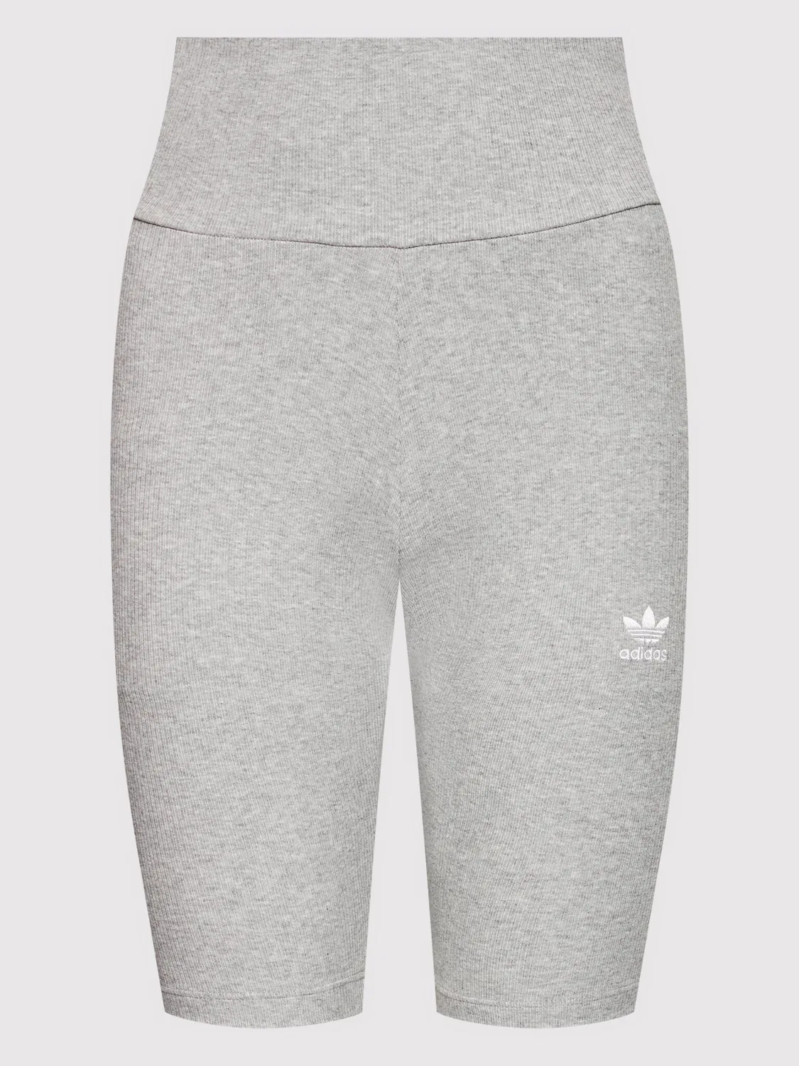 Женские велосипедные шорты приталенного кроя adicolor Essentials Adidas, серый — фото 4