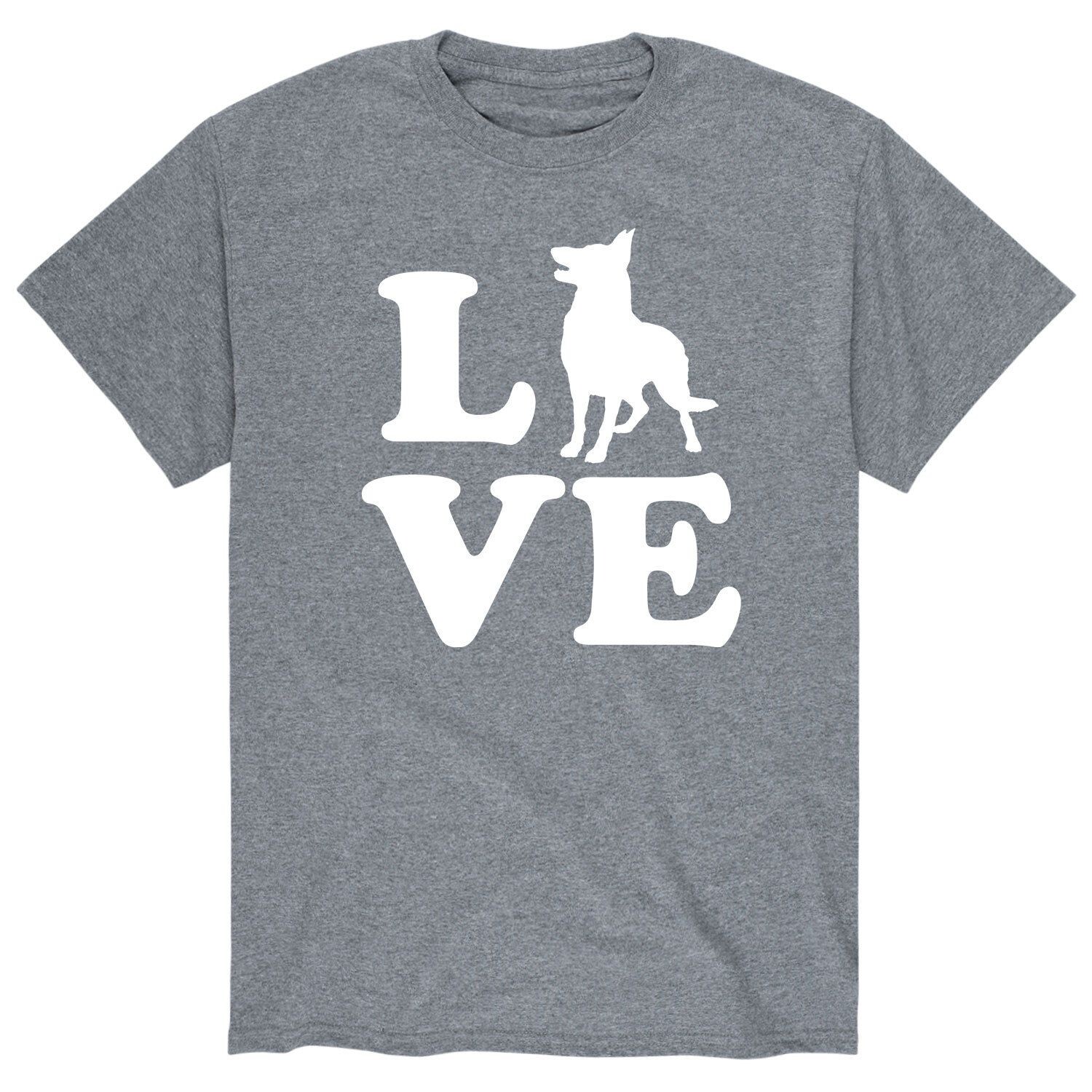 

Мужская футболка Love с немецкой овчаркой Licensed Character