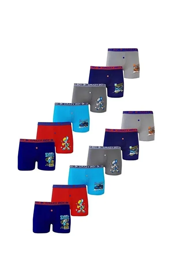 Детские боксеры для мальчиков с принтом Tutku, Multicolor