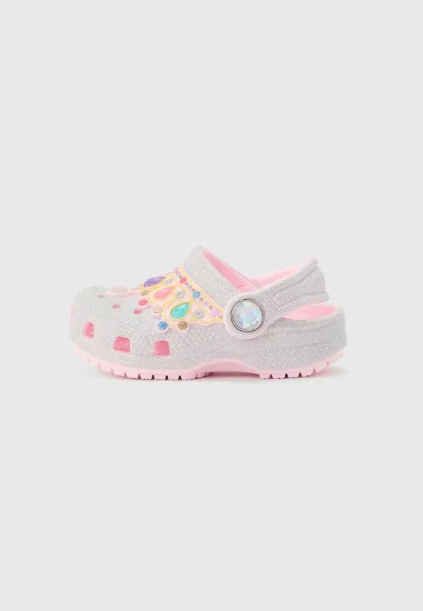Классические сабо принцессы Crocs, розовый/мультиколор