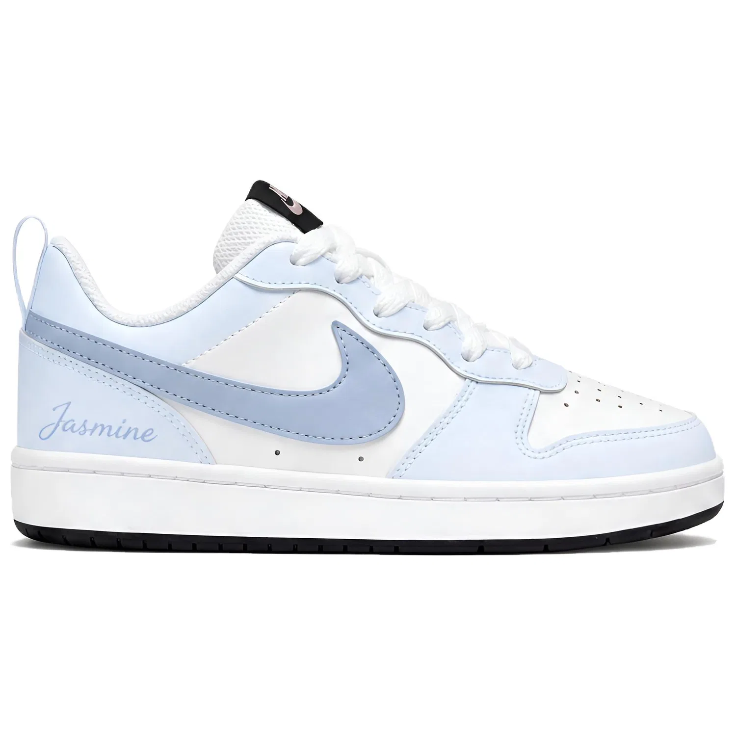 Детские кроссовки для скейтбординга с принтом Court Borough Light Blue Nike — фото 4