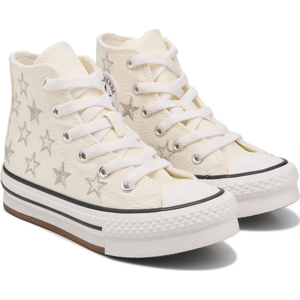 Детские высокие кеды Chuck Taylor All Star Lift Converse, Egret/Papyrus