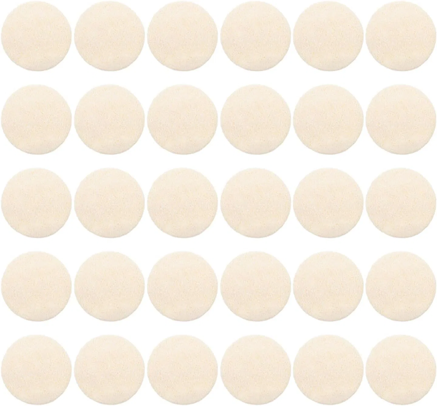 Спонжи для лица люфа, 50 шт, Healvian, 2.2 дюйма