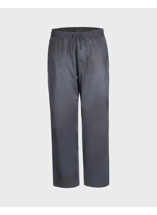 Брюки с принтом животного широкие Zara, серый