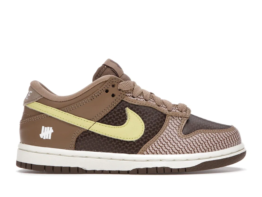 Детские кроссовки Lifestyle Nike Dunk Low Undefeated Canteen Dunk vs. AF1 Pack Nike, Canteen/Lemon Frost-Palomino