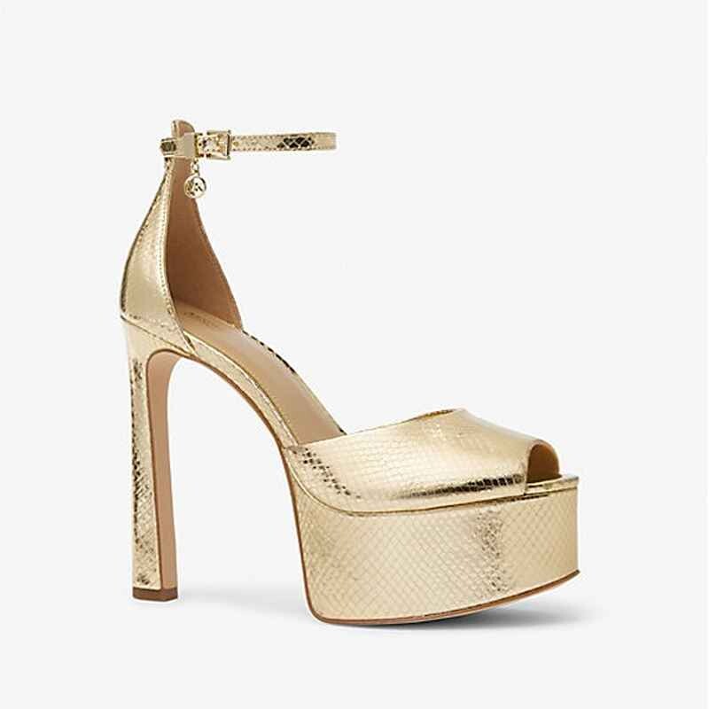 

Туфли Michael Michael Kors Martina Metallic Snake, бледно-золотой, Желтый, Туфли Michael Michael Kors Martina Metallic Snake, бледно-золотой
