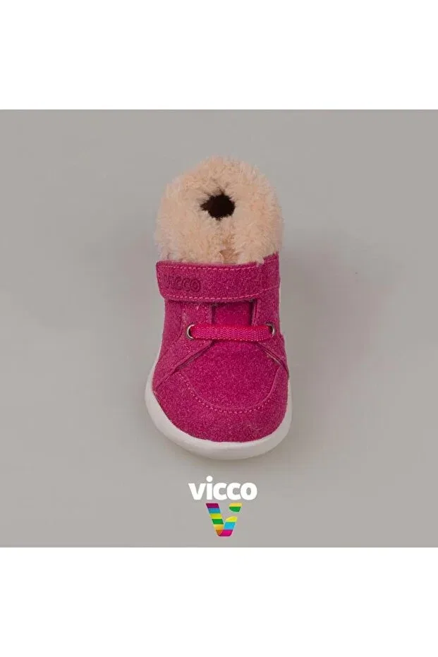 Детская обувь для девочек на липучке Vicco, Fuchsia — фото 4