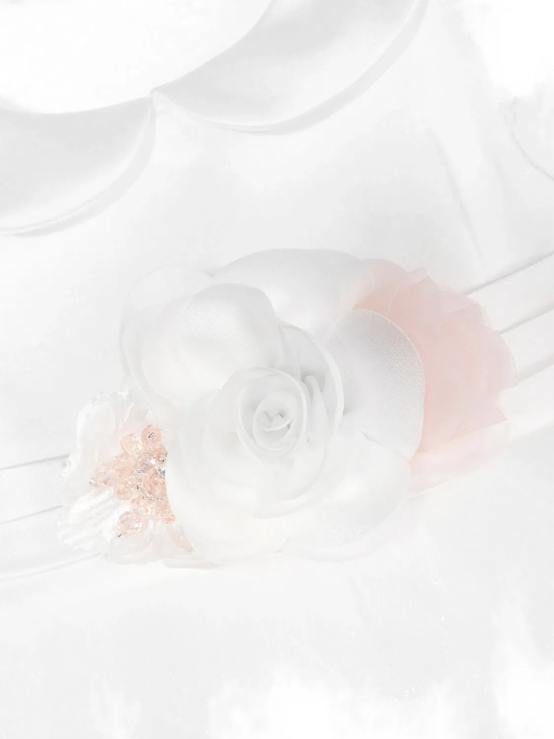 Платье и ободок - белые Dress & Fleur, белый — фото 2