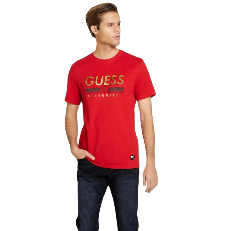 

Футболка Guess Factory Eco Koda Crewneck, красный